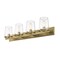 Z-Lite Callista 4 Light Vanity, Rubbed Brass & Clear 3032-4V-RB - alternate 4
